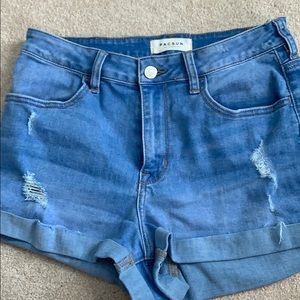 Pacsun Médium Wash Hugh Rose Jeans